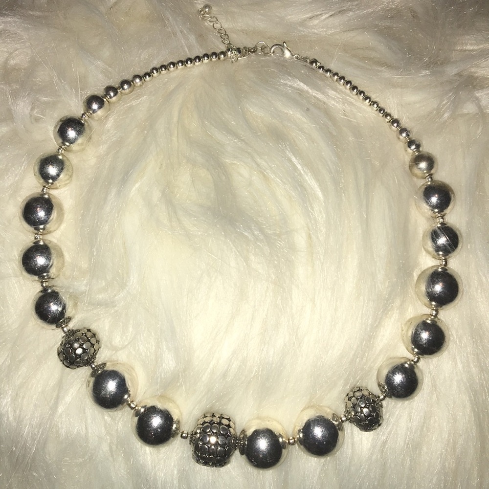 4 for $25🌟Professional silver ball necklace